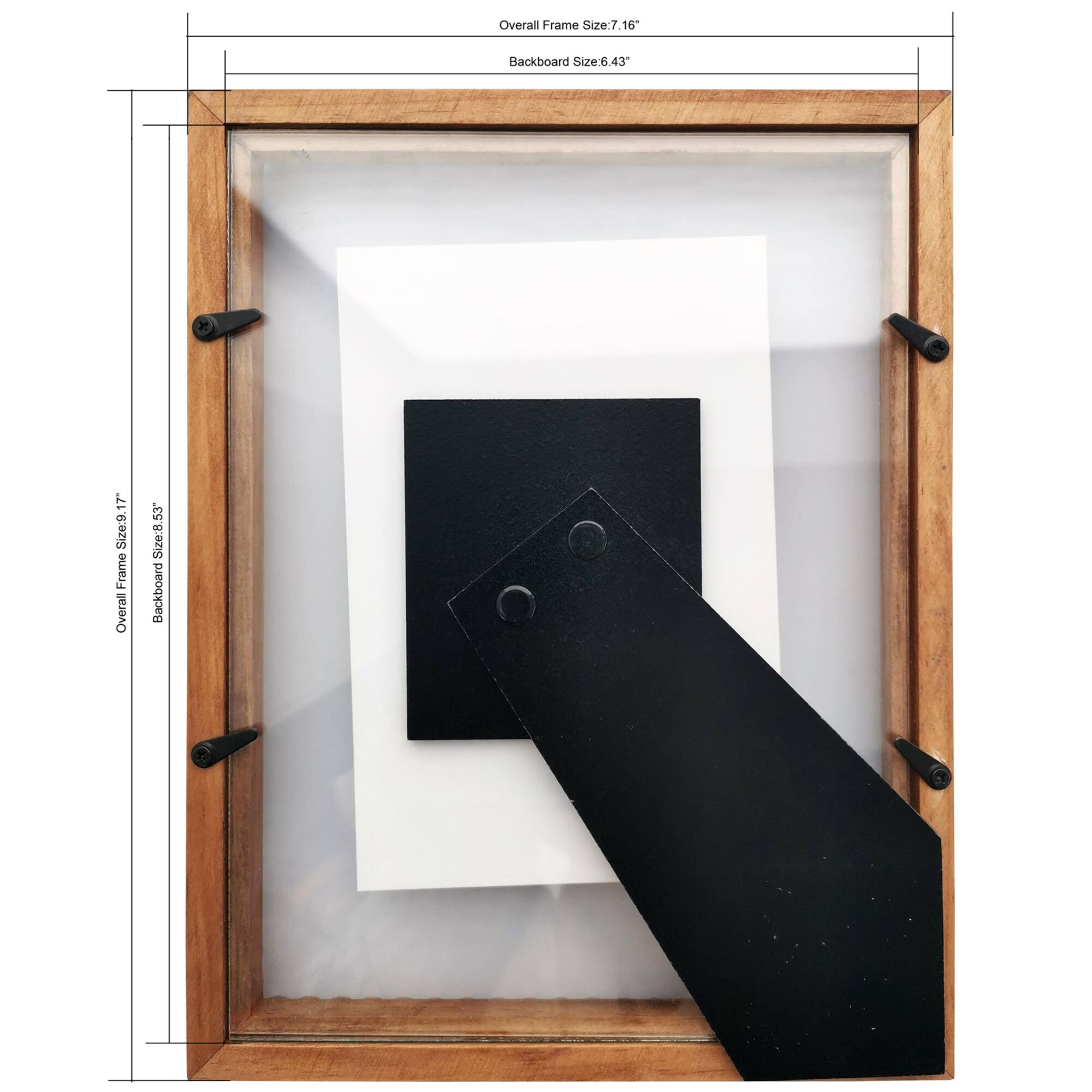 Expressions™ 6" x 8" Natural Beaded Float Frame by Studio Décor®